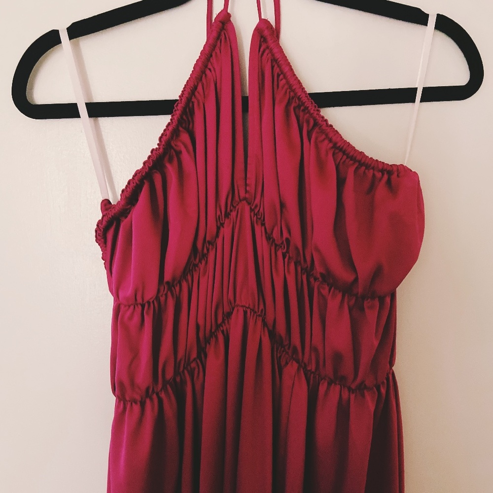 CAMILA COELHO Rosita Midi Dress in Magenta